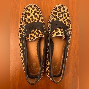 Like new calf hair loafers 10